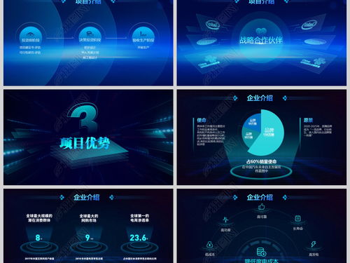 VR虛擬現實與物聯網科技融合的PPT模板 驅動未來互聯網科技的視覺藍圖